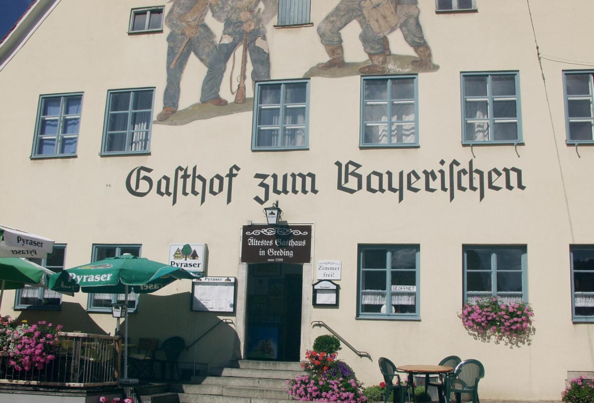 Gasthof Zum Bayerischen Greding Exteriér fotografie