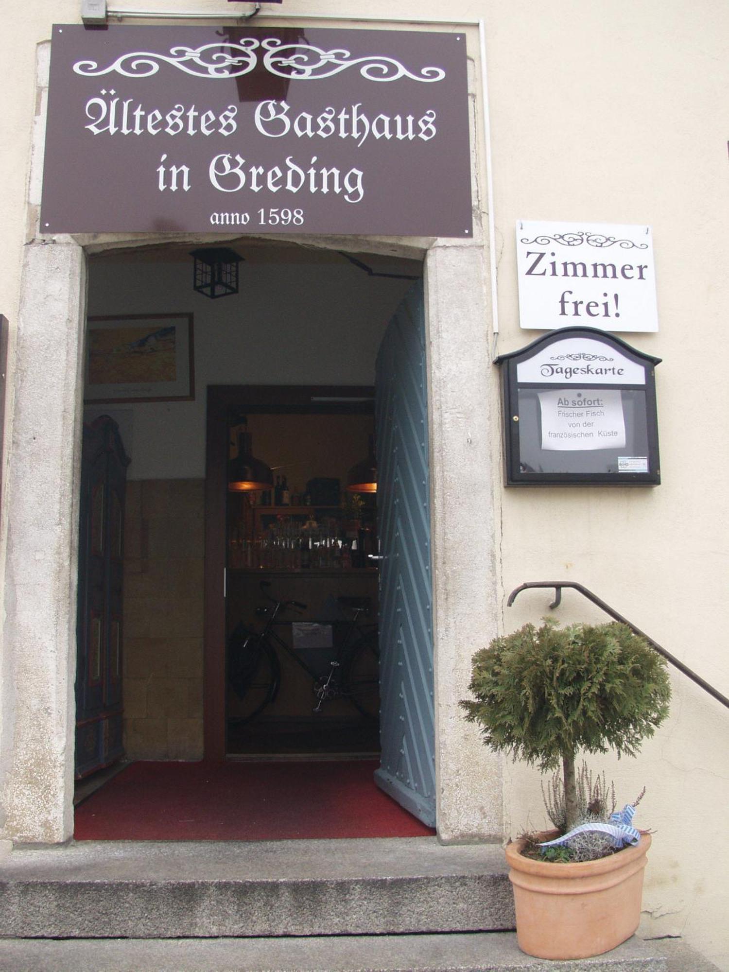 Gasthof Zum Bayerischen Greding Exteriér fotografie
